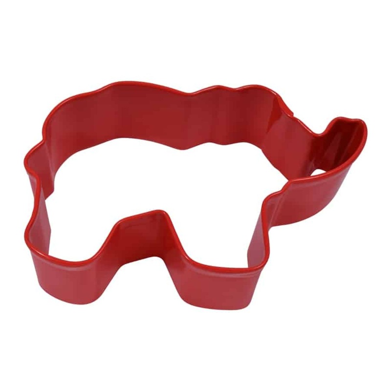 R&M Cookie Cutter Elephant Red 3.5'