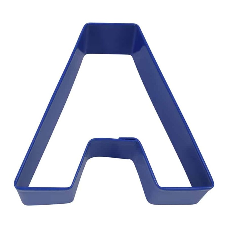 R&M Cookie Cutter Letter A Navy 2.75'