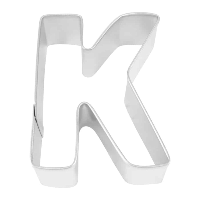 R&M Cookie Cutter Letter K 2.75'