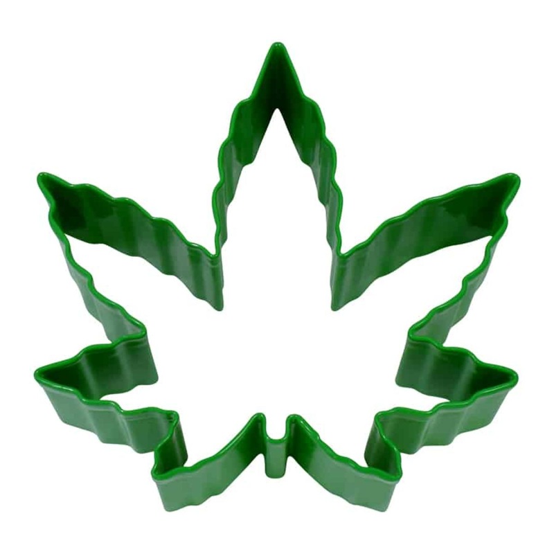 R&M Cookie Cutter Marijuana Leaf Green 4'