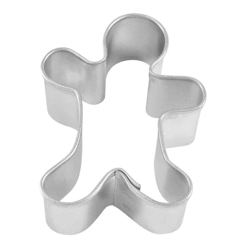R&M Cookie Cutter Mini Folk Gingerbread Boy 1.75'