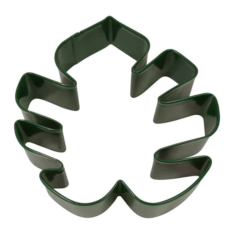 R&M Cookie Cutter Tropical Leaf Green 4.5'