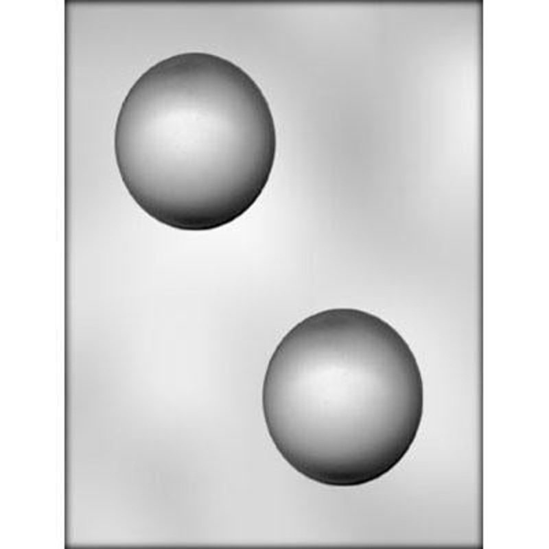 Ball 3' 3D Chocolate Mold, Hot Cocoa Bomb