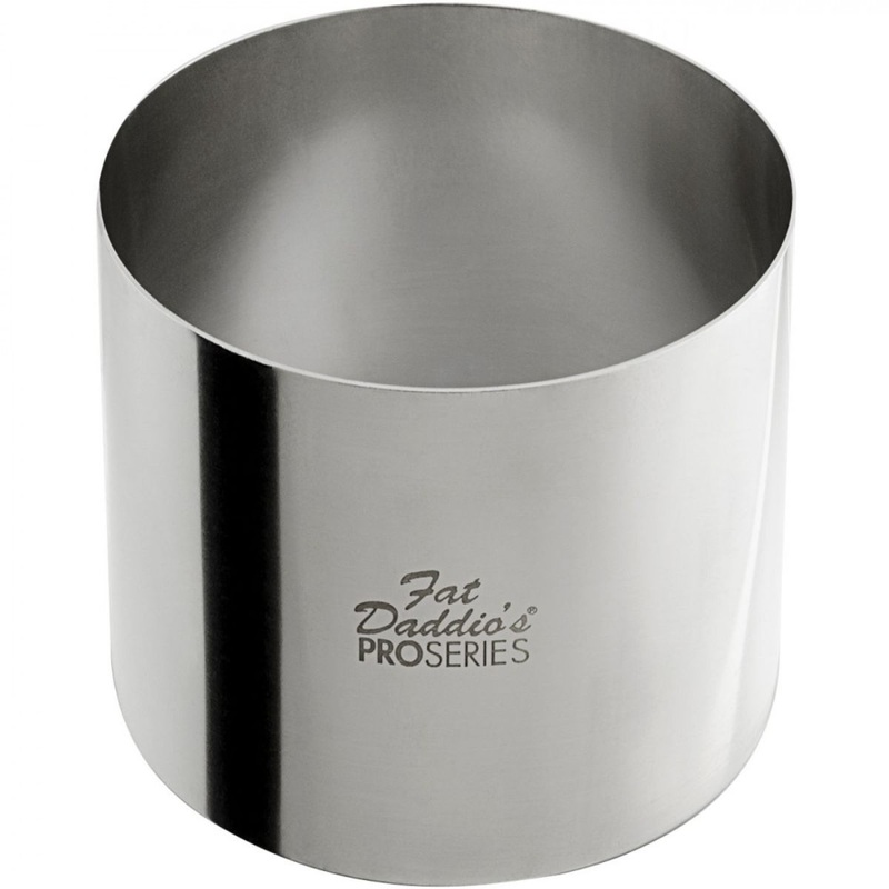 Fat Daddio's Stainless Steel Pastry Ring 3.5x3in