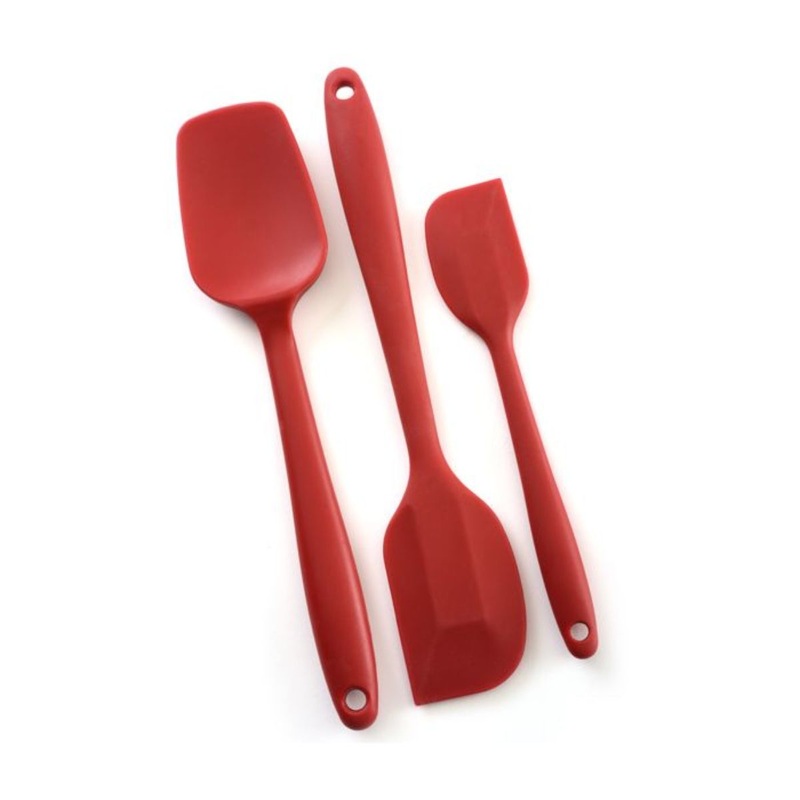 Norpro Silicone Spatulas Set of 3 Red