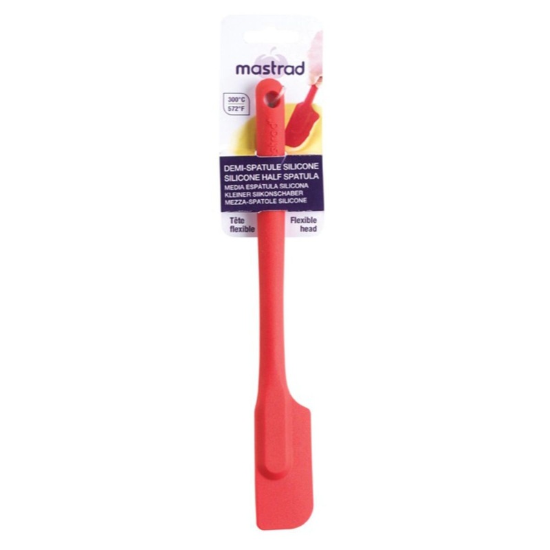 Mastrad Silicone Half Spatula Black