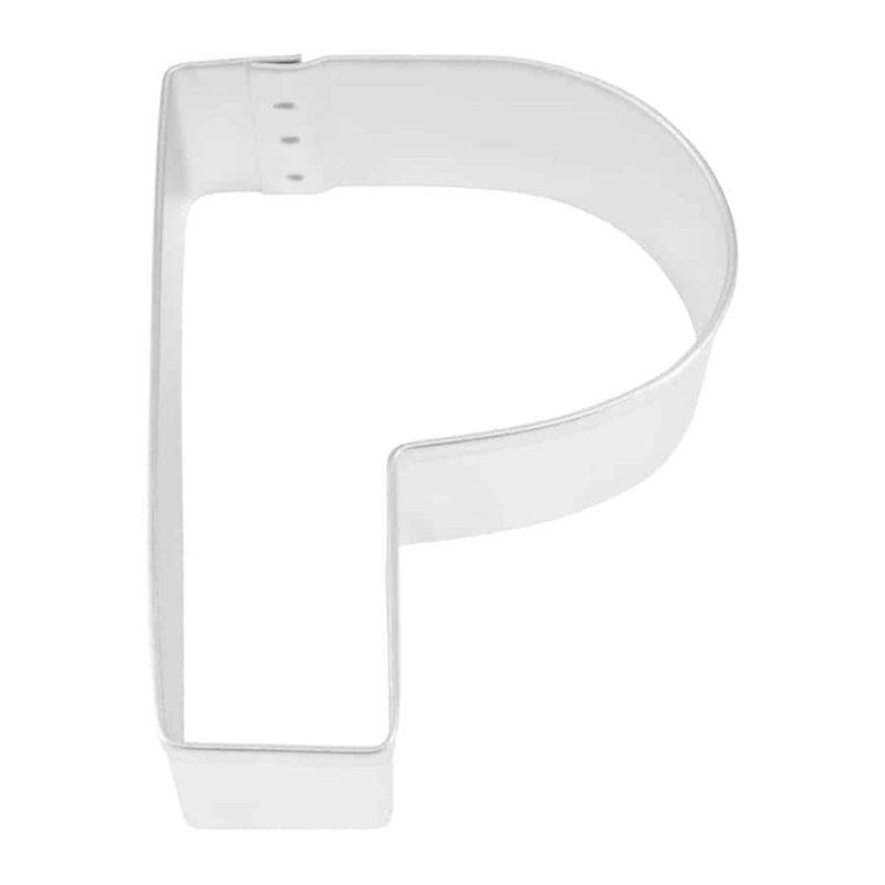 R&M Letter 'P' Cookie Cutter 2.75'