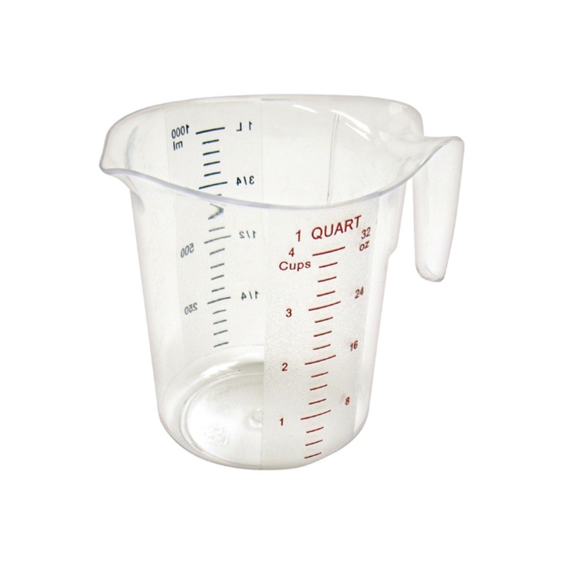 Winco 1Qt Measuring Cup Clear