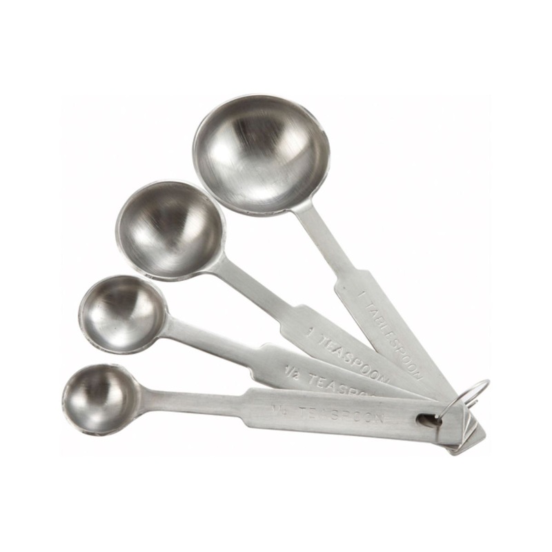 Winco Measuring Spoon Set 4pc Deluxe