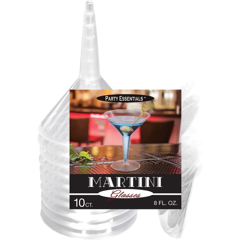 8oz Martini Glasses Party Essentials