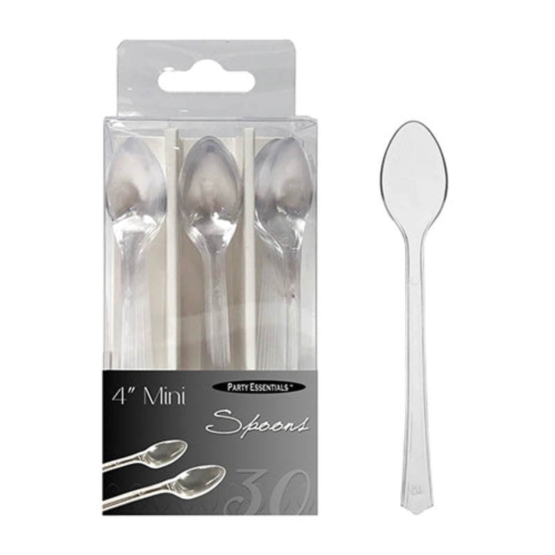 PartyE 4' Mini Spoons - 48pk CS