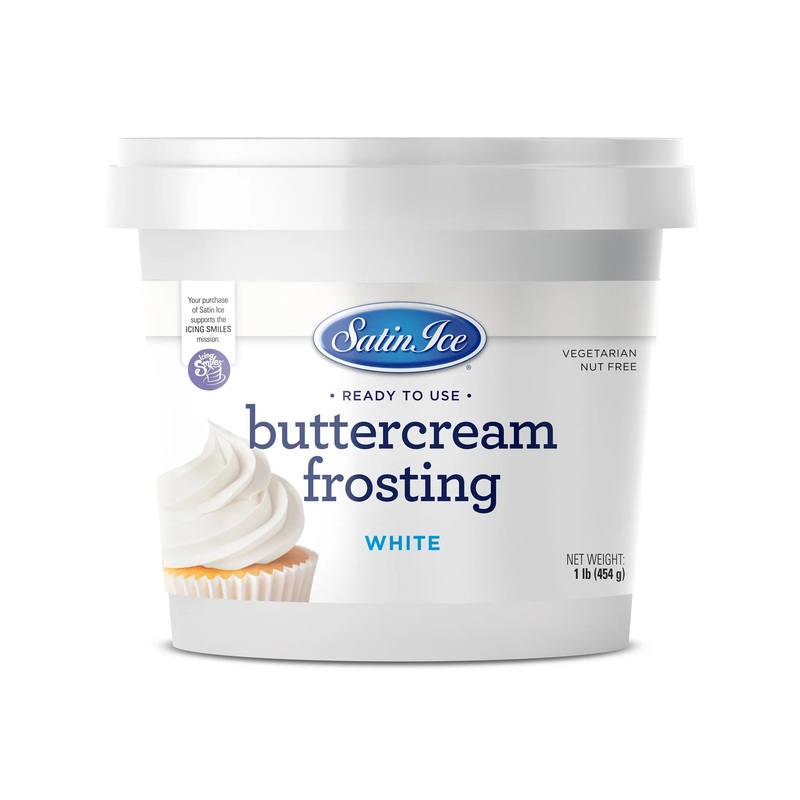 Satin Ice 1 Lb. Bright White Buttercream