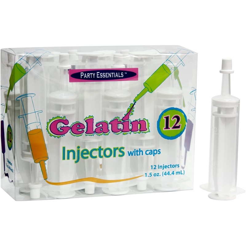 1.5oz Gel Injectors 12ct Party Essentials