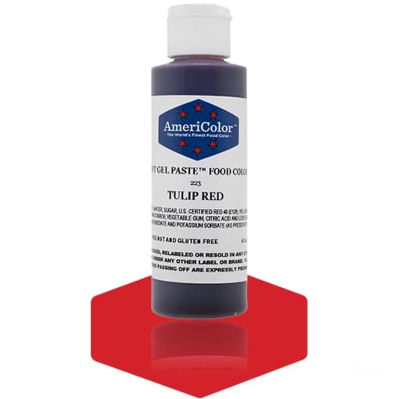 4.5oz Tulip Red Soft Gel Paste