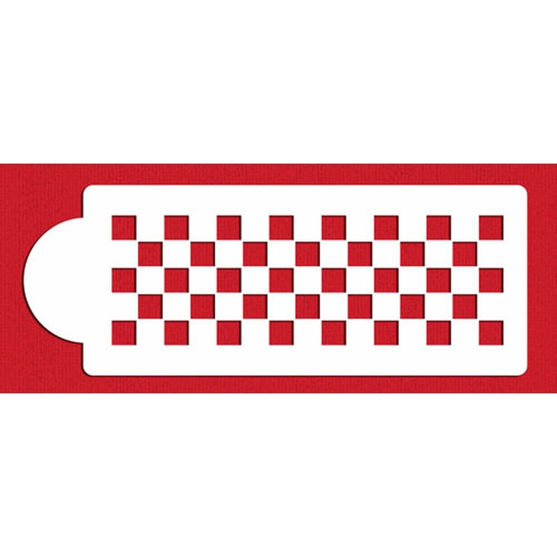 Checkerboard Cake Stencil