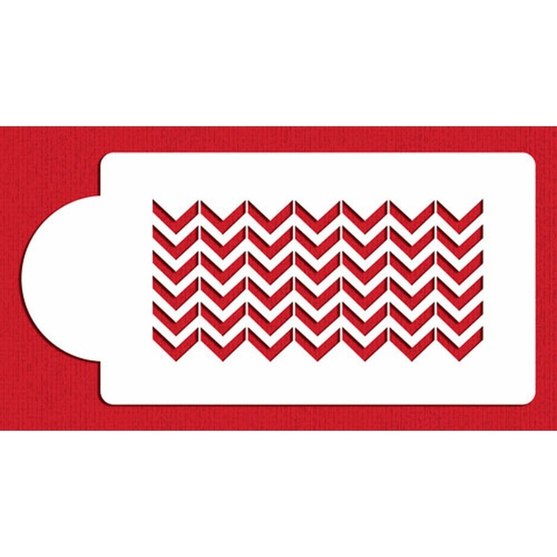 Chevron Cake Stencil