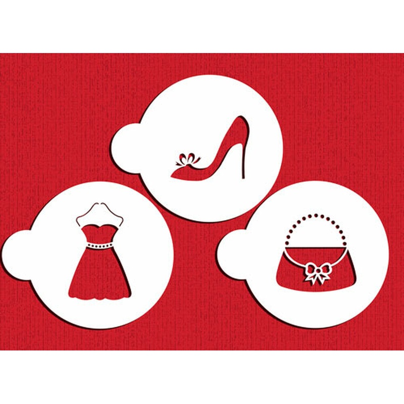 Fashionista Cookie Stencil