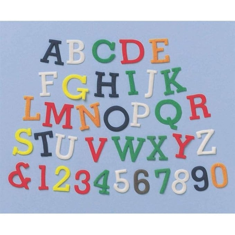 FMM Alphabet & Number Set Upper Case 1.5cm