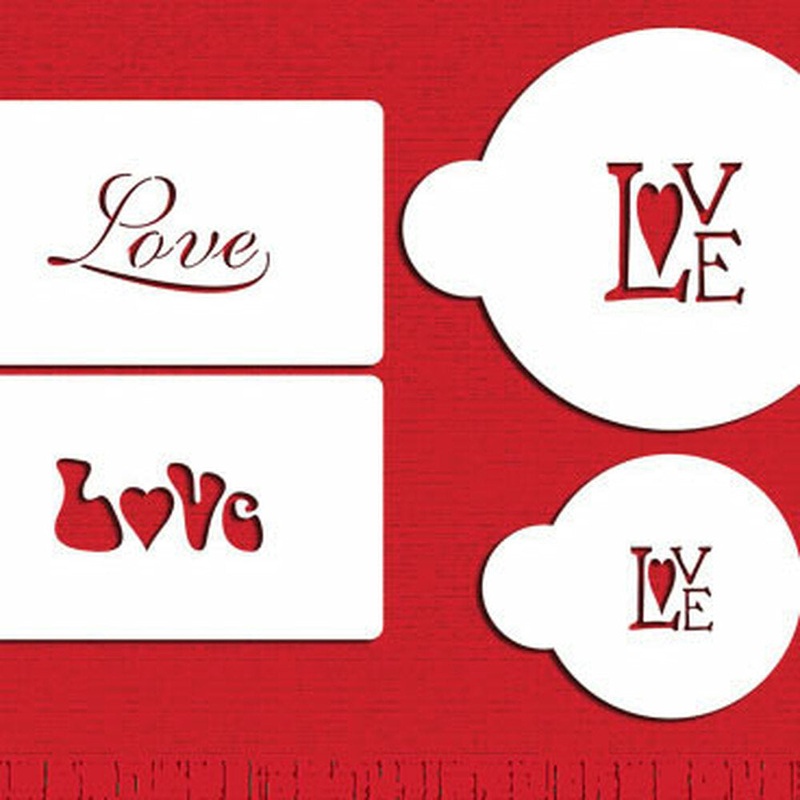 Love Cake/Cookie Stencil