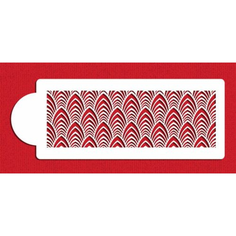 Martha Stewart Art Deco Fan Cake Stencil