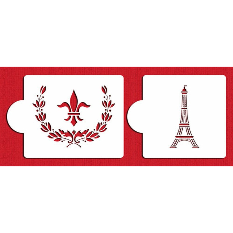 Parisian Set Cake Stencil