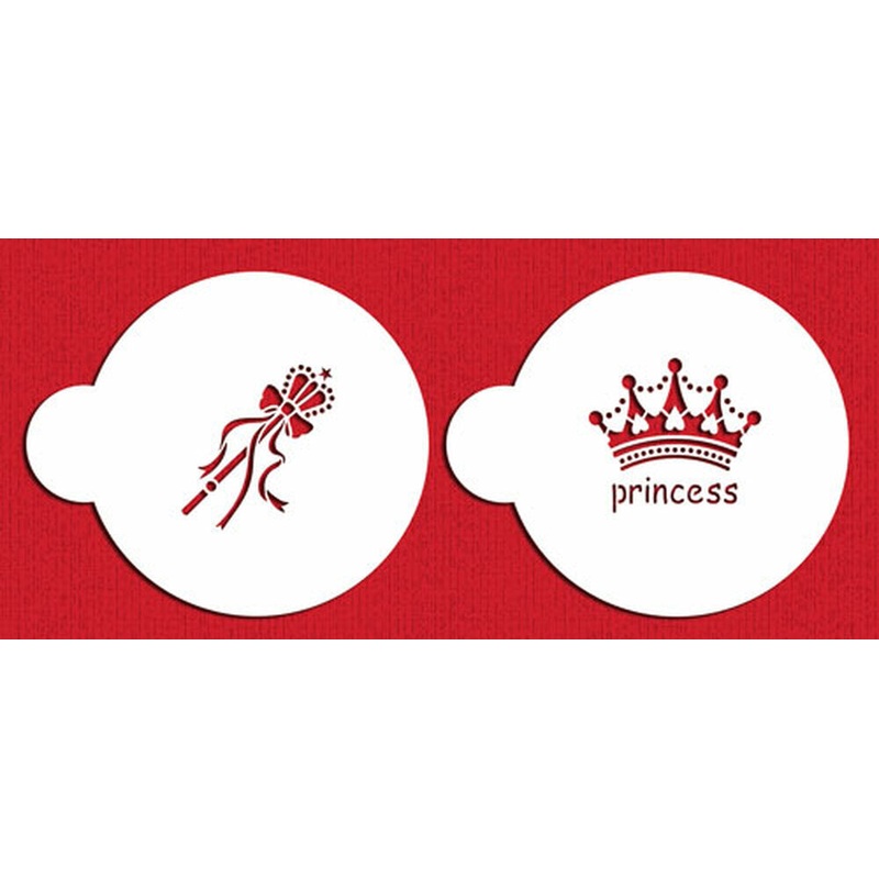 Princess Crown Cookie Stencil