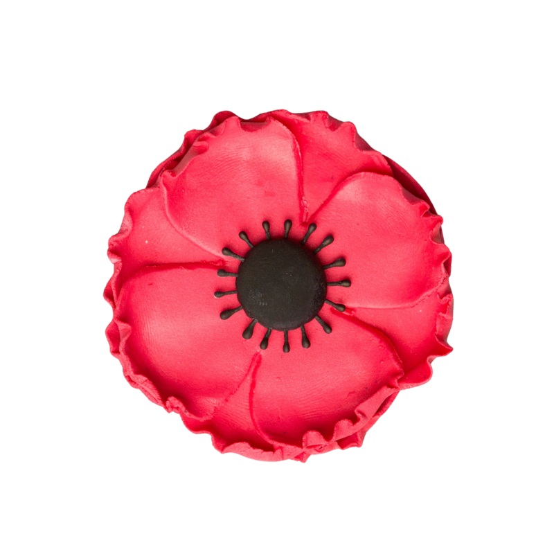 181RD- 3.25' Anemone - Red