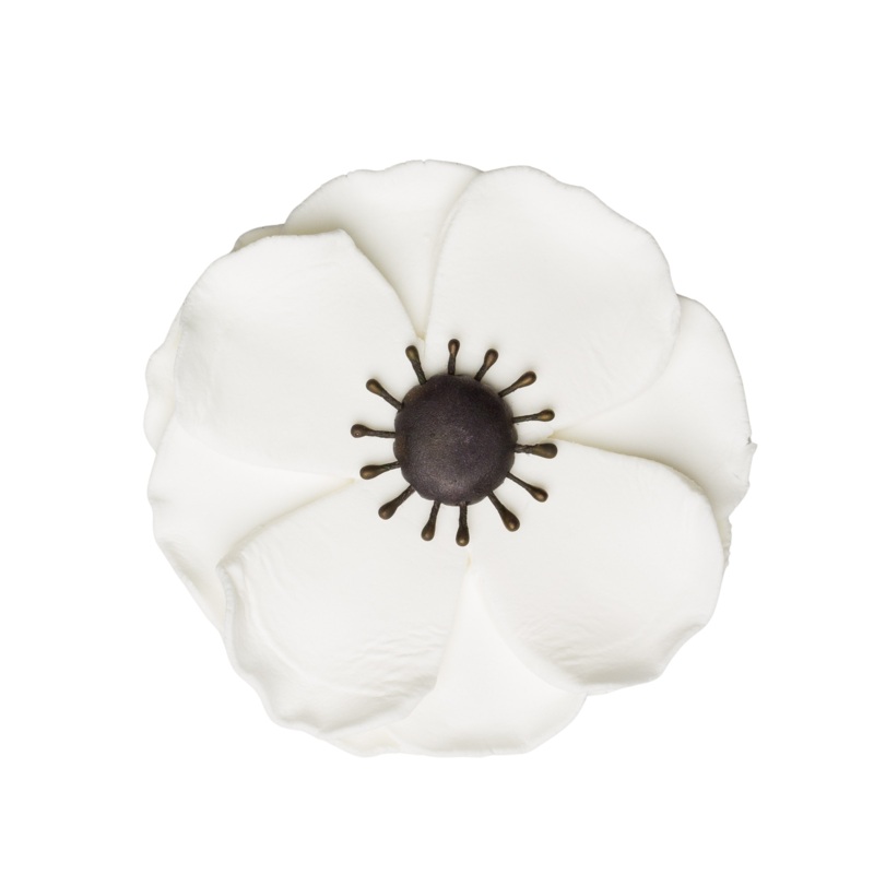 181WH- 3.25' Anemone - White