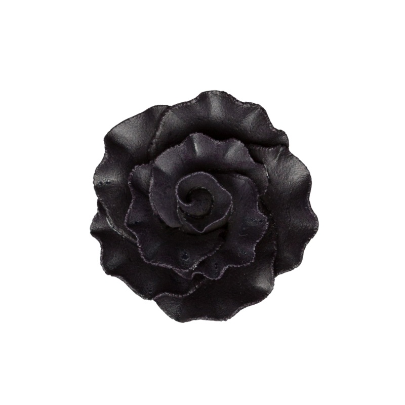 185BK- 2' Formal Rose - Black