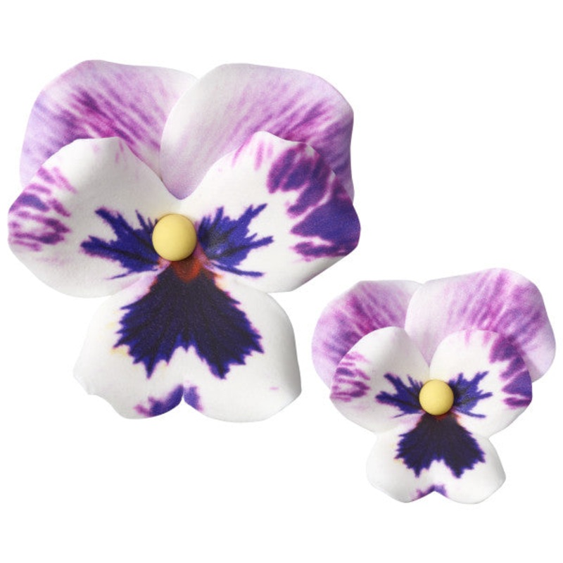 194- Purple Pansies Assortment 3pc