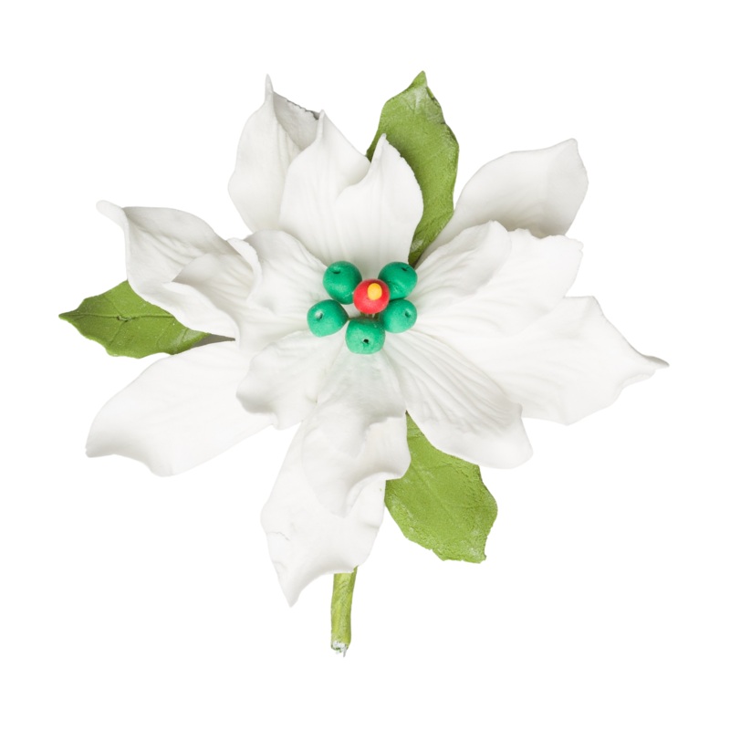 201- 3.5' Poinsettia - Medium - White