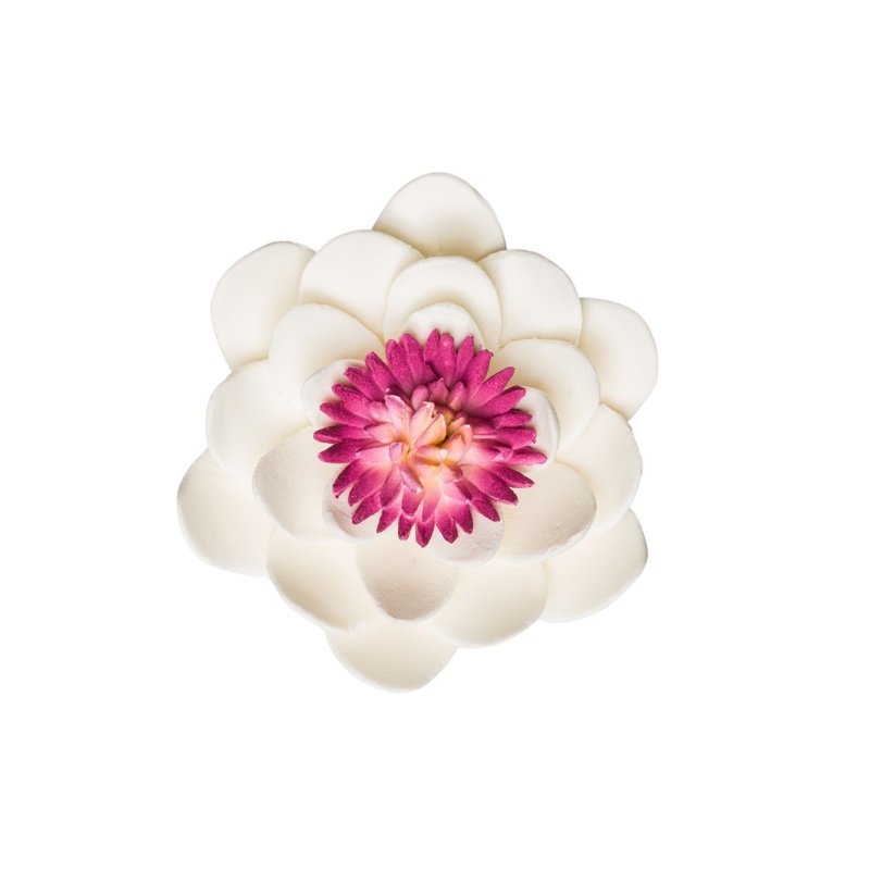 213- 2.5' Lotus - White