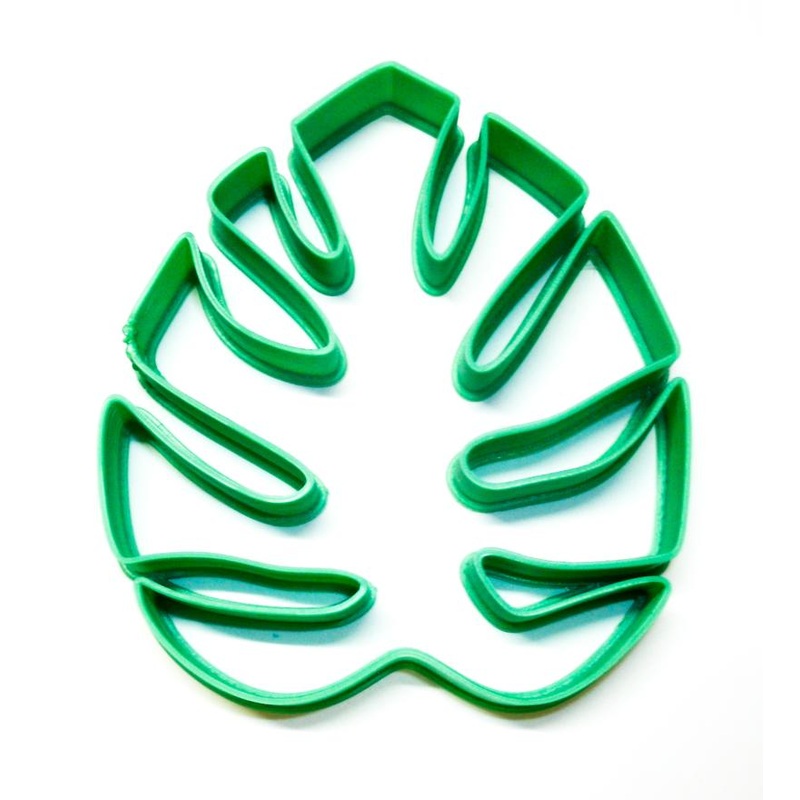 Fondant Cutter Hawaiian Leaf/ Monstera Leaf Small