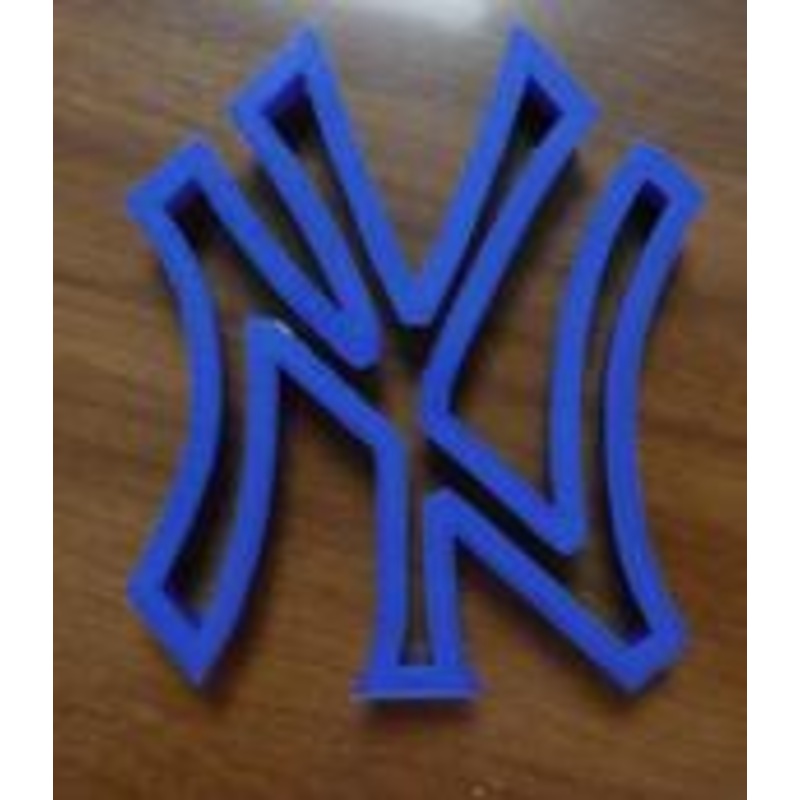 Fondant Cutter Lg NY Yankees
