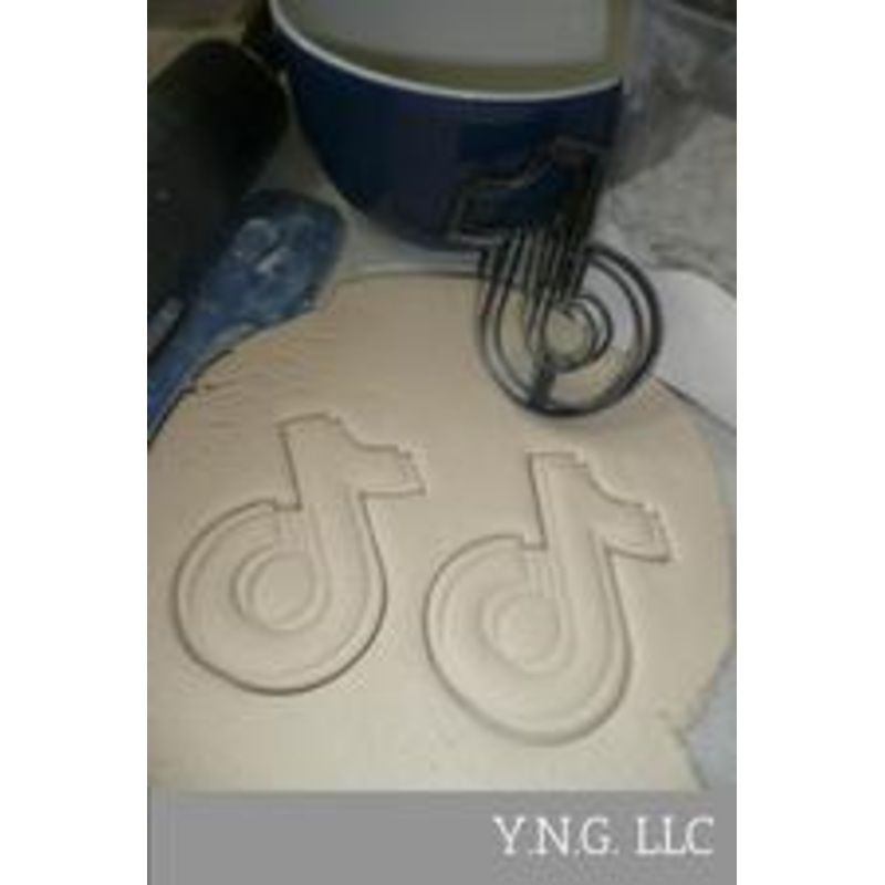 Fondant Cutter Tik Tok Logo
