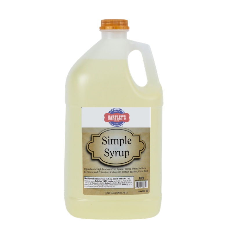 Hartley Simple Syrup- 1 Gallon