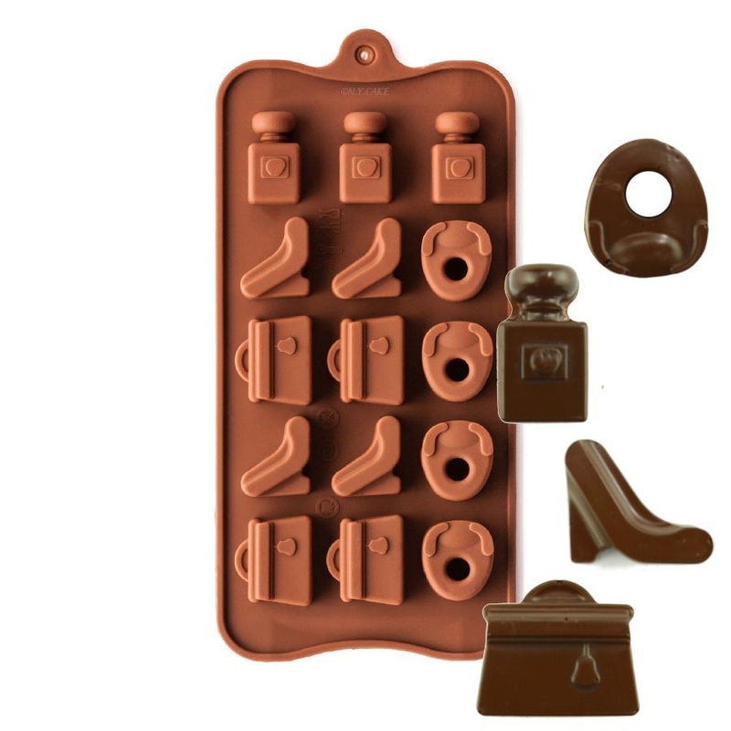 NY Cake Silicone High Heel & Purse Chocolate Mold