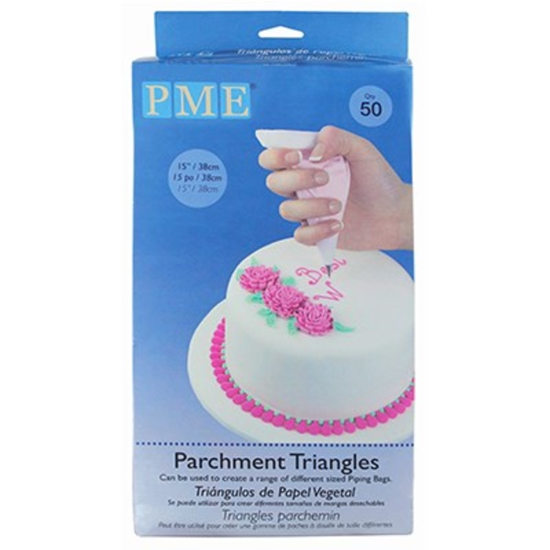 PME Parchment Triangles 15' 50ct