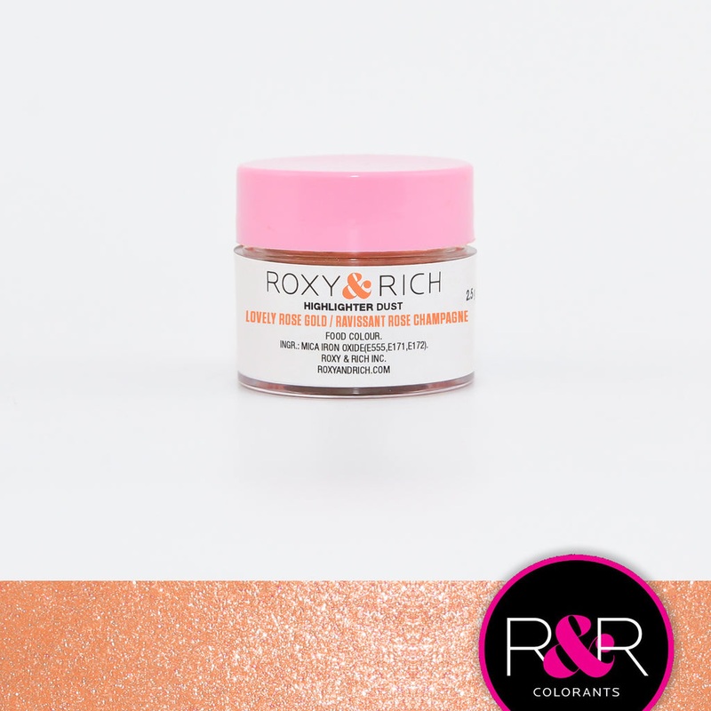 R&R Lovely Rose Gold Edible Highlighter