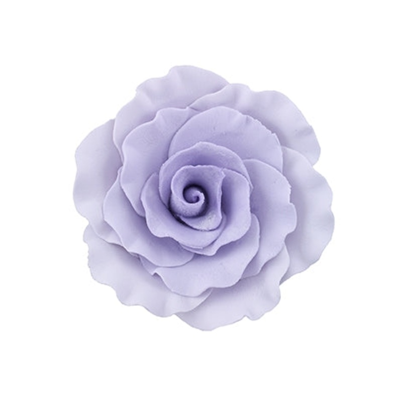 147LA- Lg Formal Rose On A Wire Lavendar