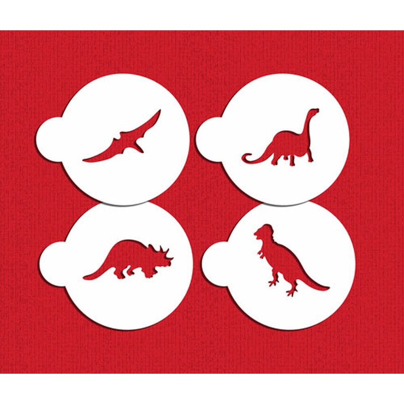 Dinosaur Set Cookie Stencil