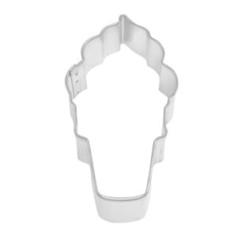 Ice Cream Cone Cookie Cutter 4'