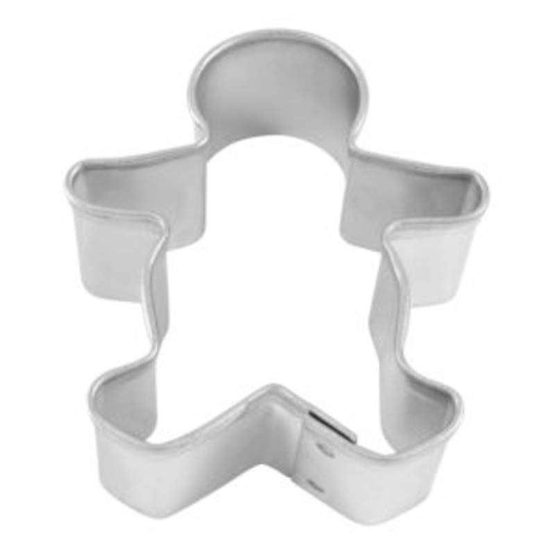 Mini Gingerbread Boy Cookie Cutter 1.5'