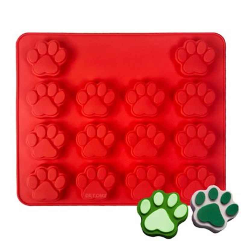 NY Cake Dog Paw Silicone Mold