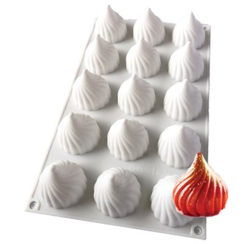 NY Cake Fancy Kiss Silicone Mold 1 oz.