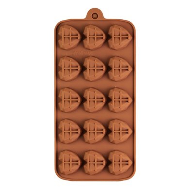 NY Cake Heart Gem Silicone Chocolate Mold 15-Cav