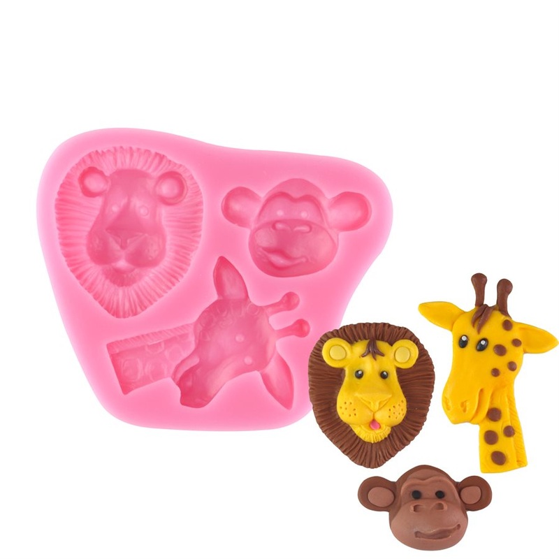 NY Cake Silicone Animal Theme Mold 3 Cavity