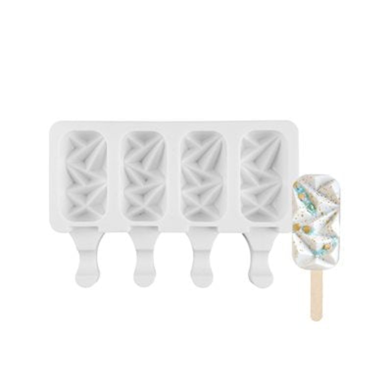 NY Cake Silicone Mini Gem Cakesicle Mold 4 Cavity