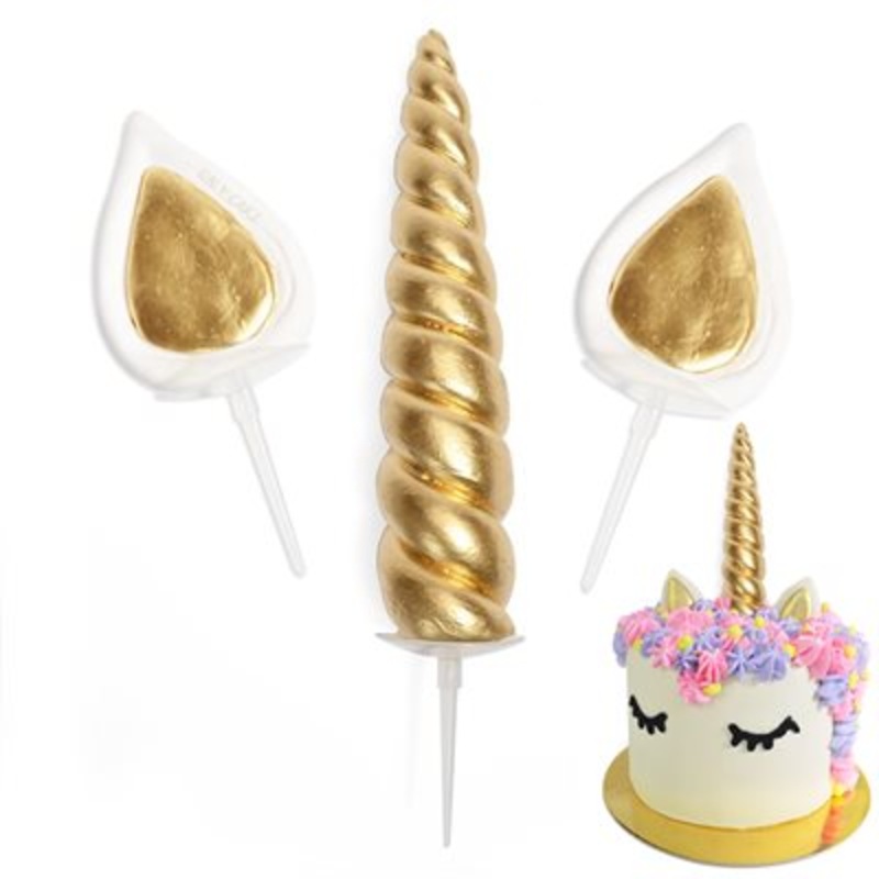 NY Cake Unicorn Cake Topper set of 3