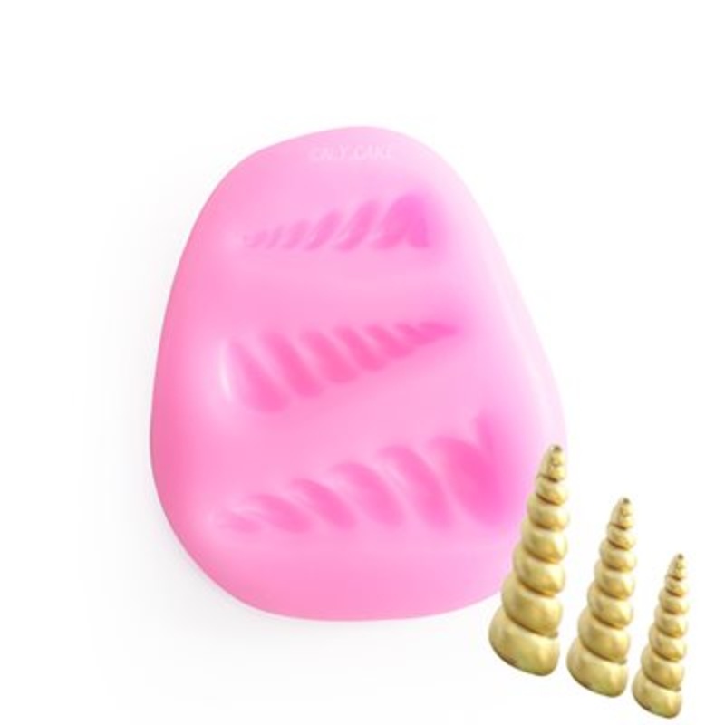 NY Cake Unicorn Horn Mold - 3 Cavities